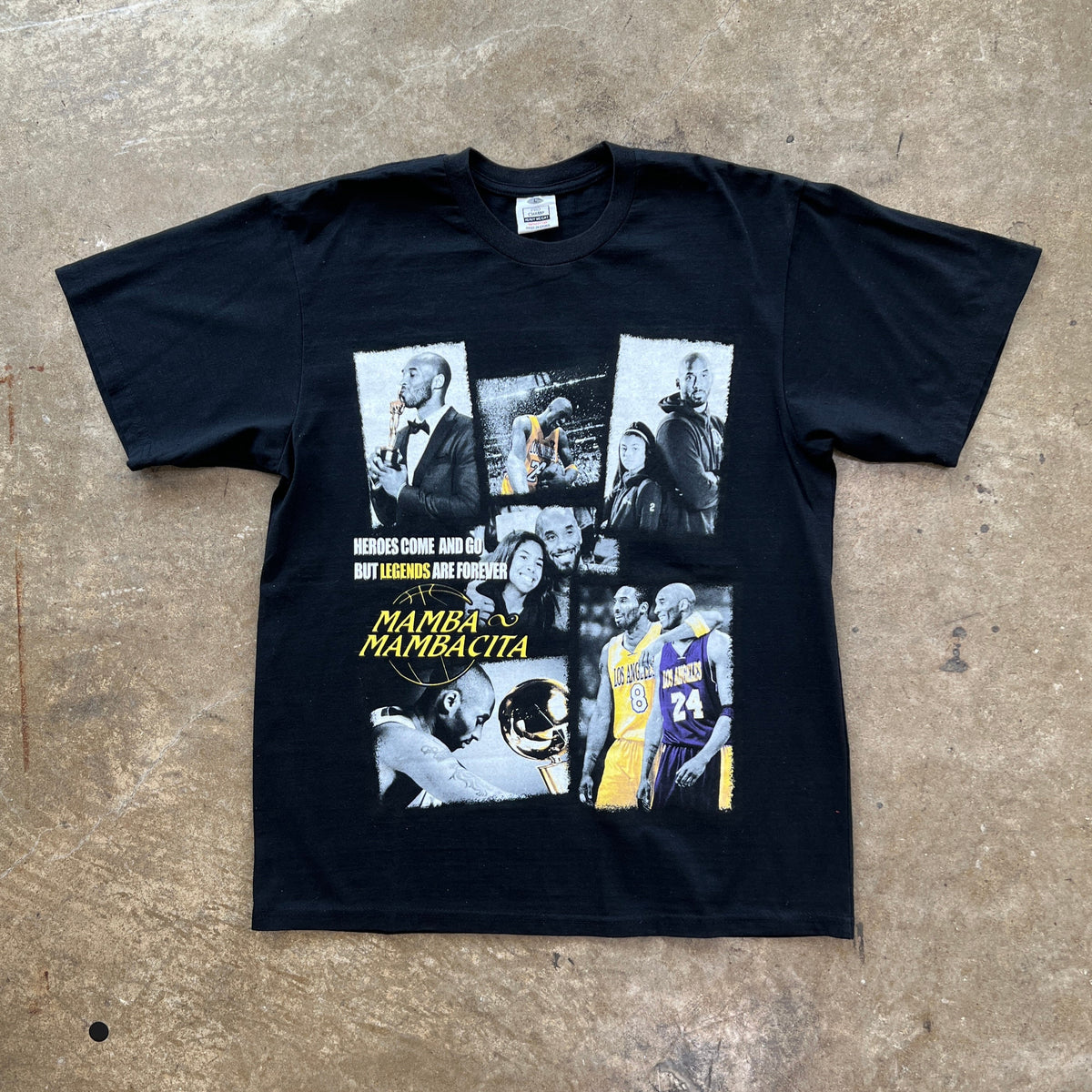 Kobe Mamba and Mambacita Kobe and Gigi Tee