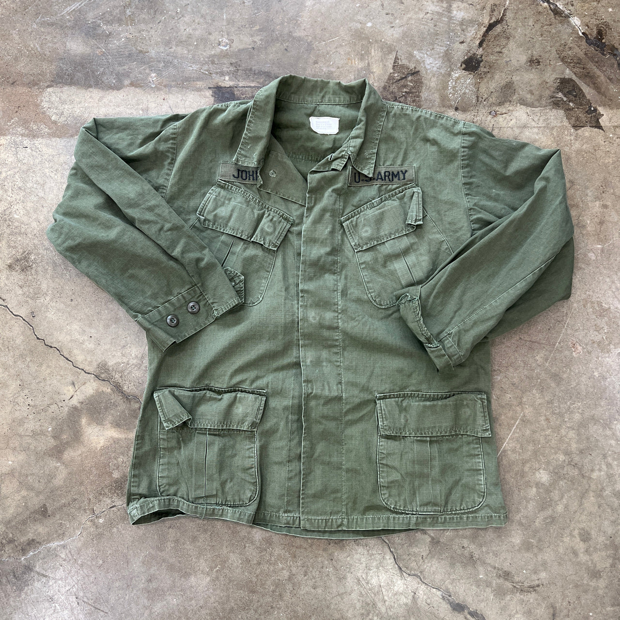 Johnson Army Button Up Shirt