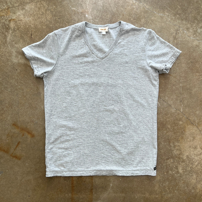 Diesel Cut and Sew V-Neck Cotton Tee Large