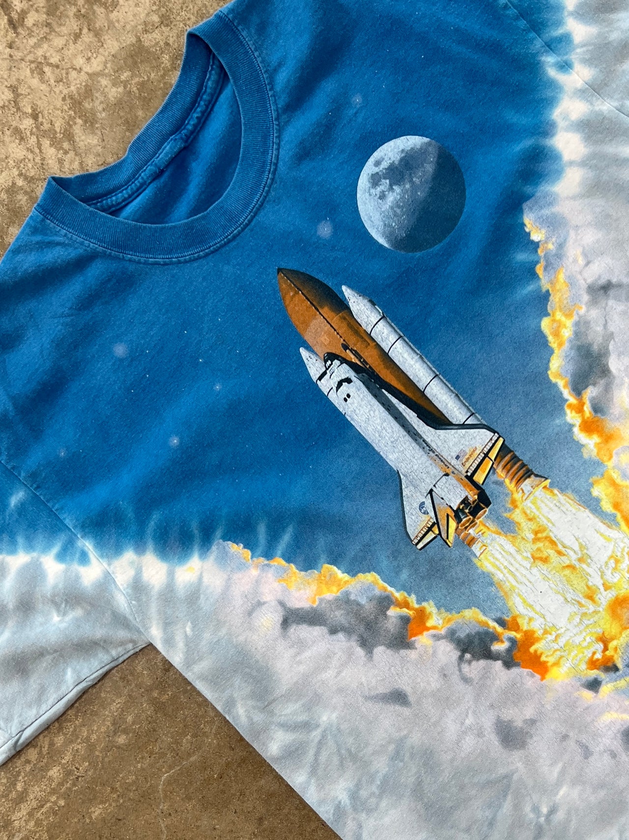Boeing Rocketship NASA Take off Tie Dye Tee