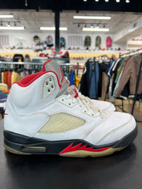 Air Jordan 5 Fire Red Silver Tongue (2020)