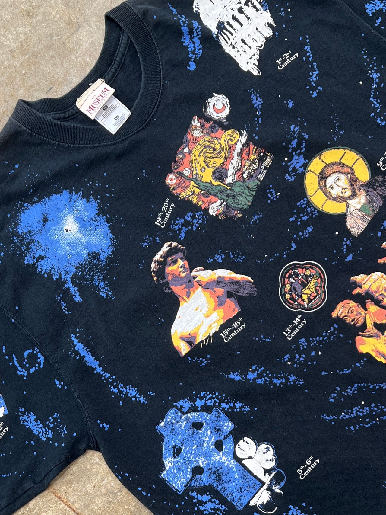 AOP Millennium Treasure of Time Museum Company Art Religious Historical Tee