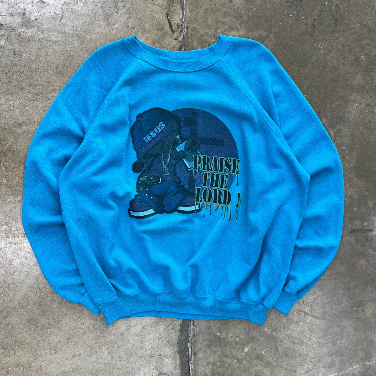 Praise the Lord Jesus Religious Rap Crewneck