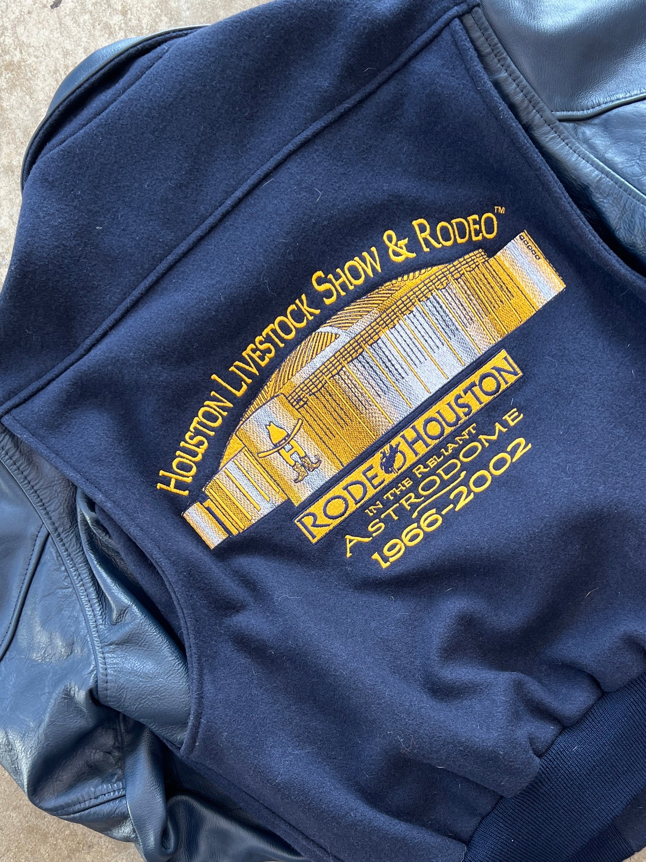 2002 Dehen Y2K Houston Rodeo Leatherman Jacket