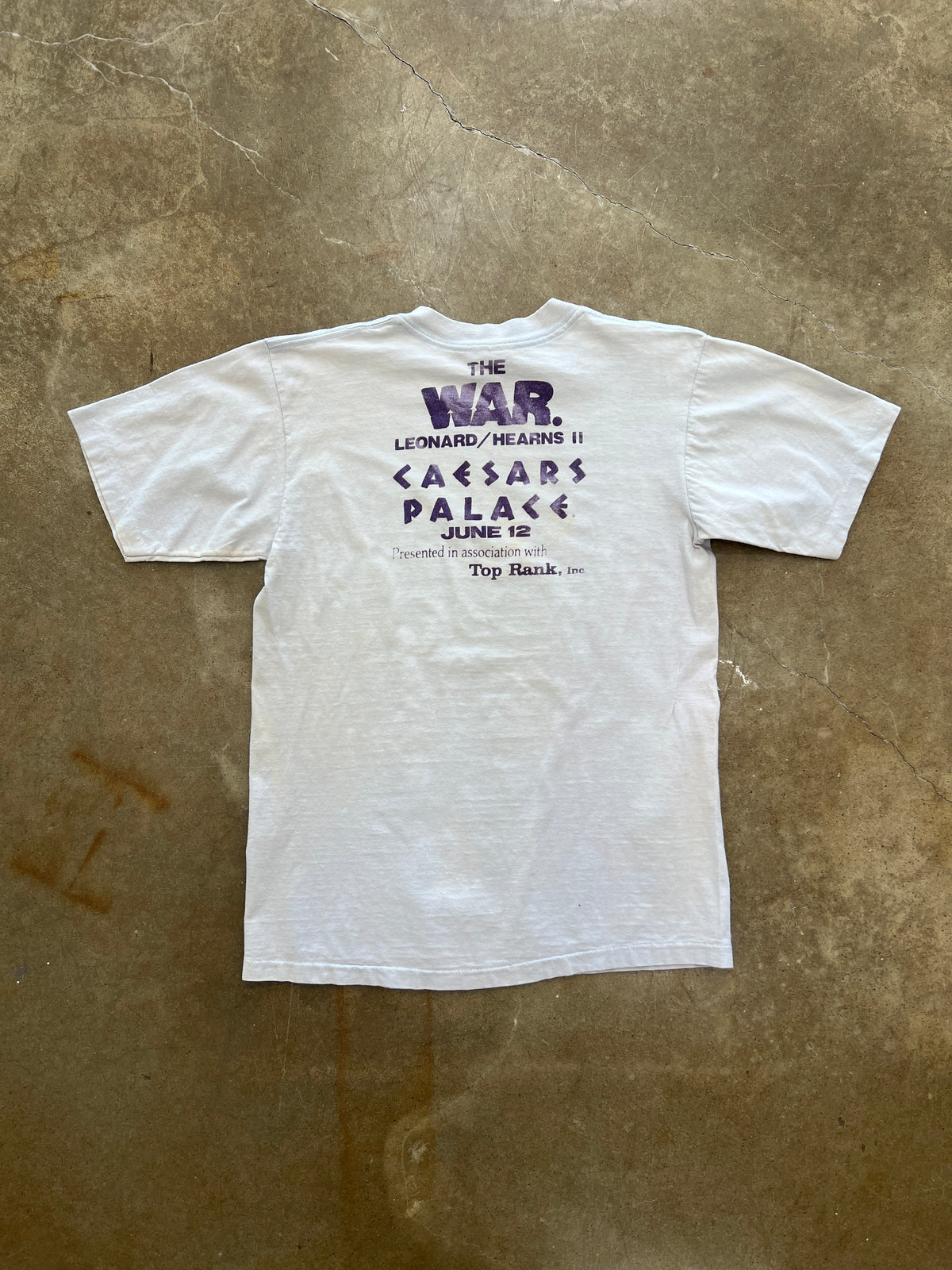 The War Leonard Hearns Champions Boxing Tee