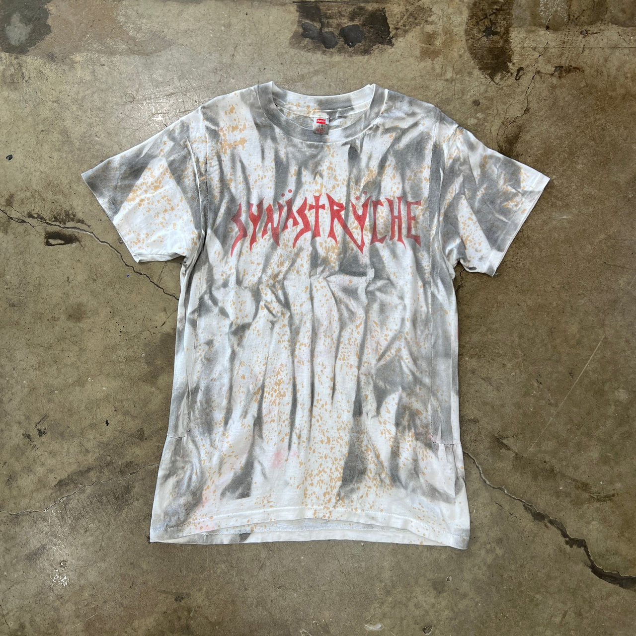 80s Synastryche Single Stitch Band Tee AOP