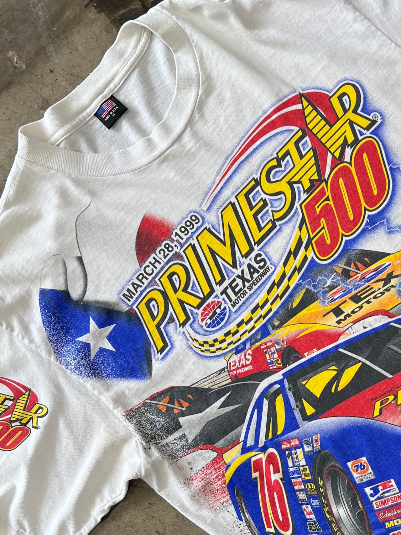 1999 AOP Texas Motorspeedway Primestar Single Stitch Tee
