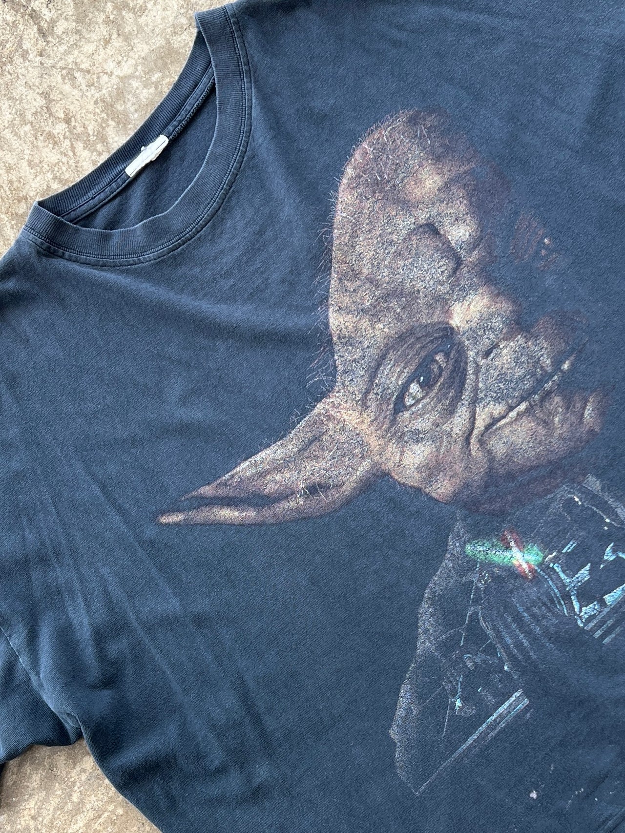 1995 Return of the Jedi Yoda Big Print Tee