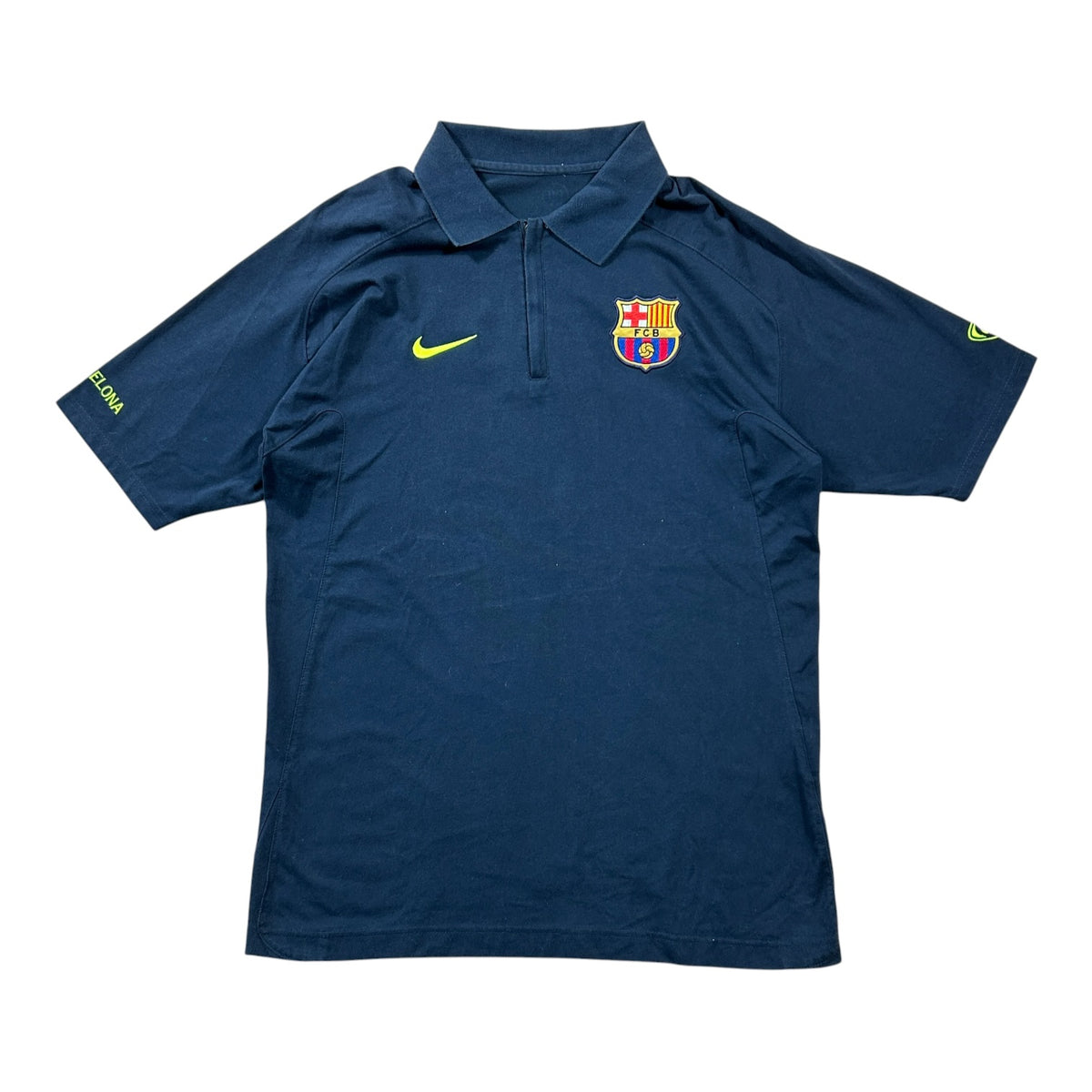 2000s Nike FC Barcelona Manager Soccer Polo Shirt