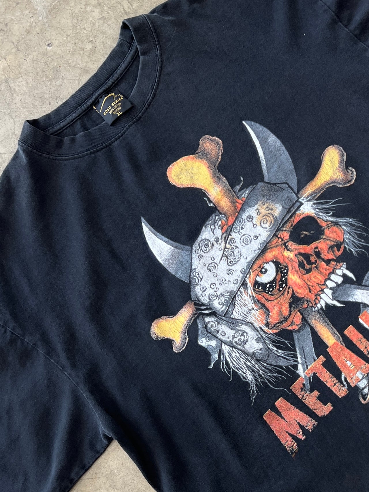 2002 Metallica Pushead Pirate Skull Band Tee