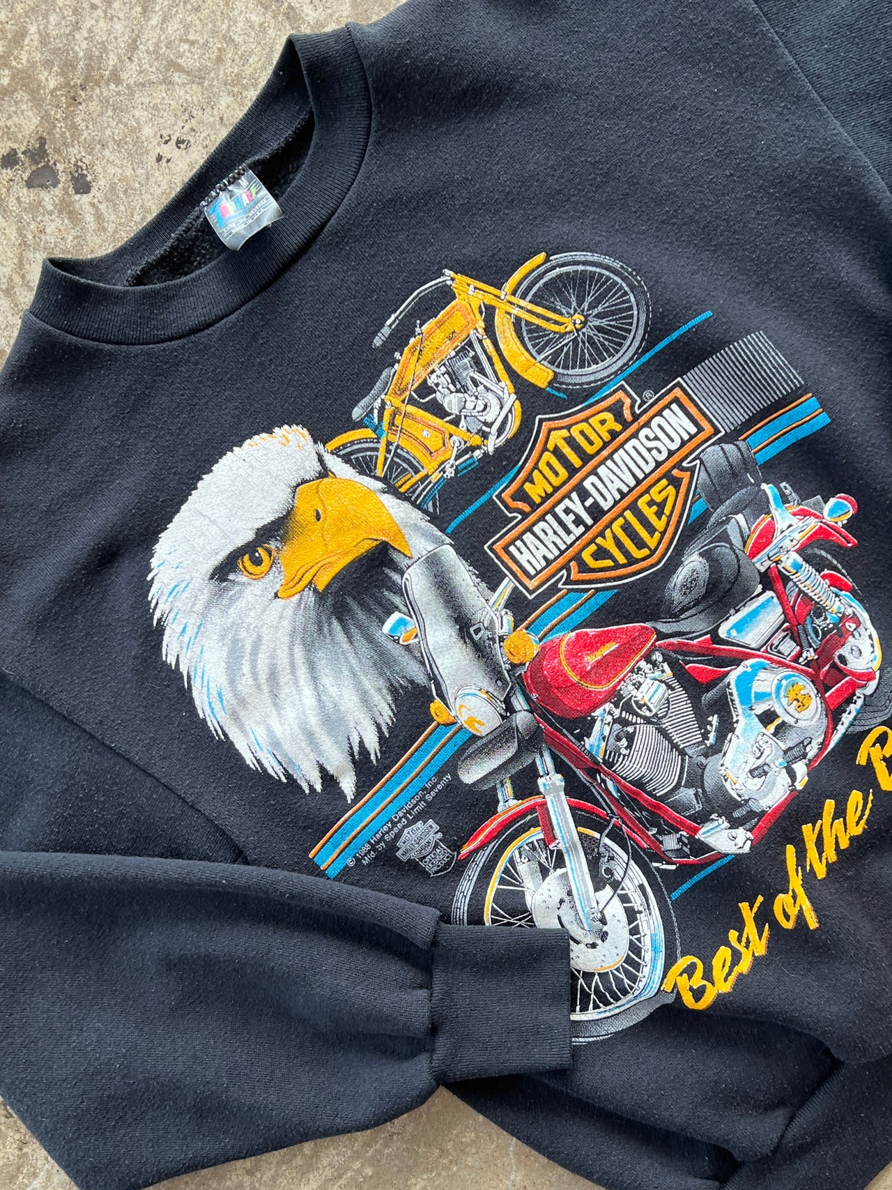 1988 Harley Davidson Best of the Breed Motorcycle Crewneck