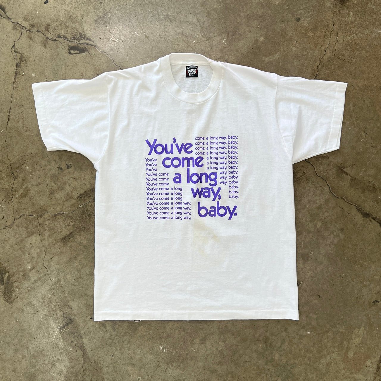 90s You've Come a Long Way Single Stitch Tee
