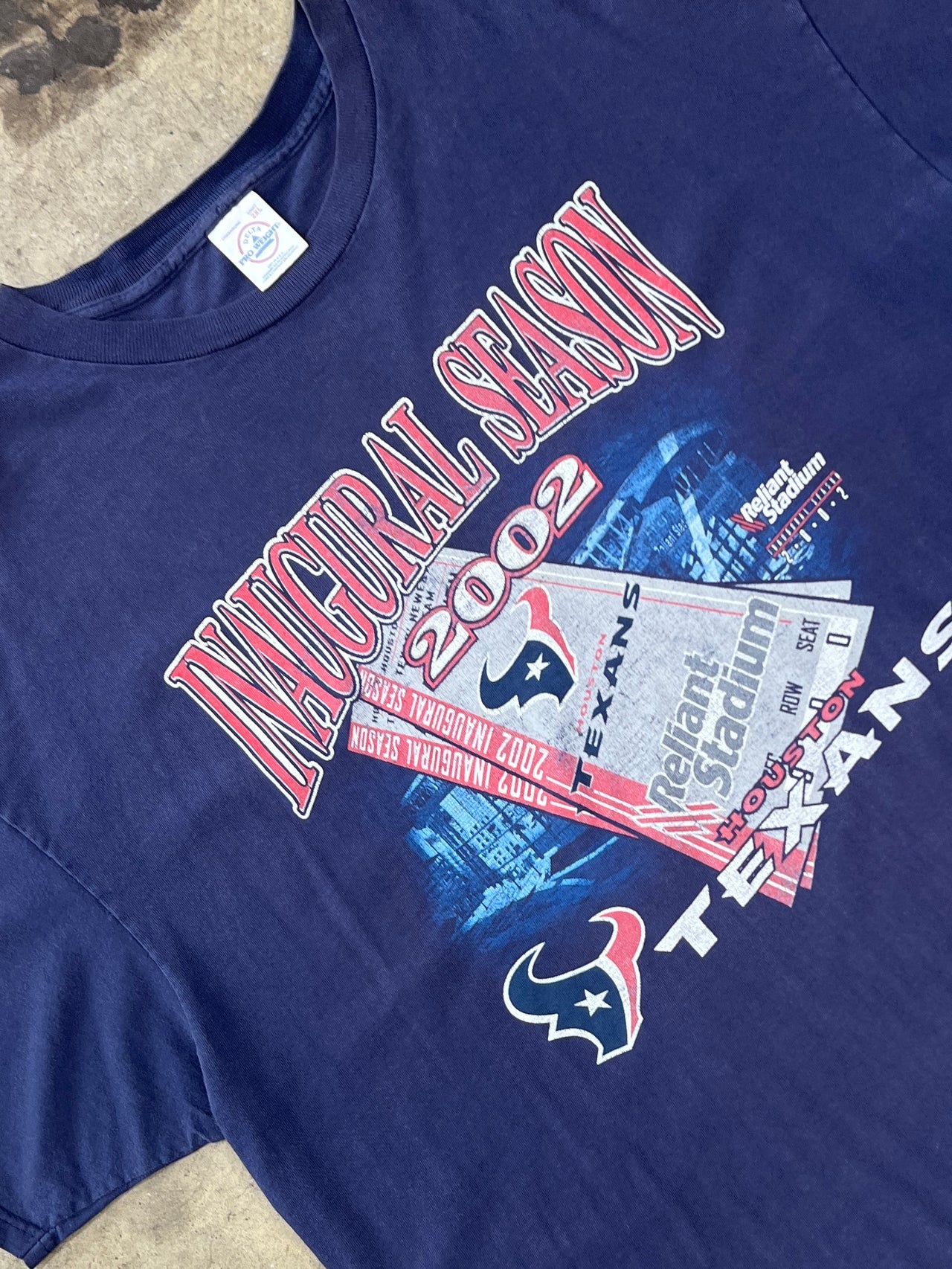 2002 Houston Texans NFL Naugural Season Tee