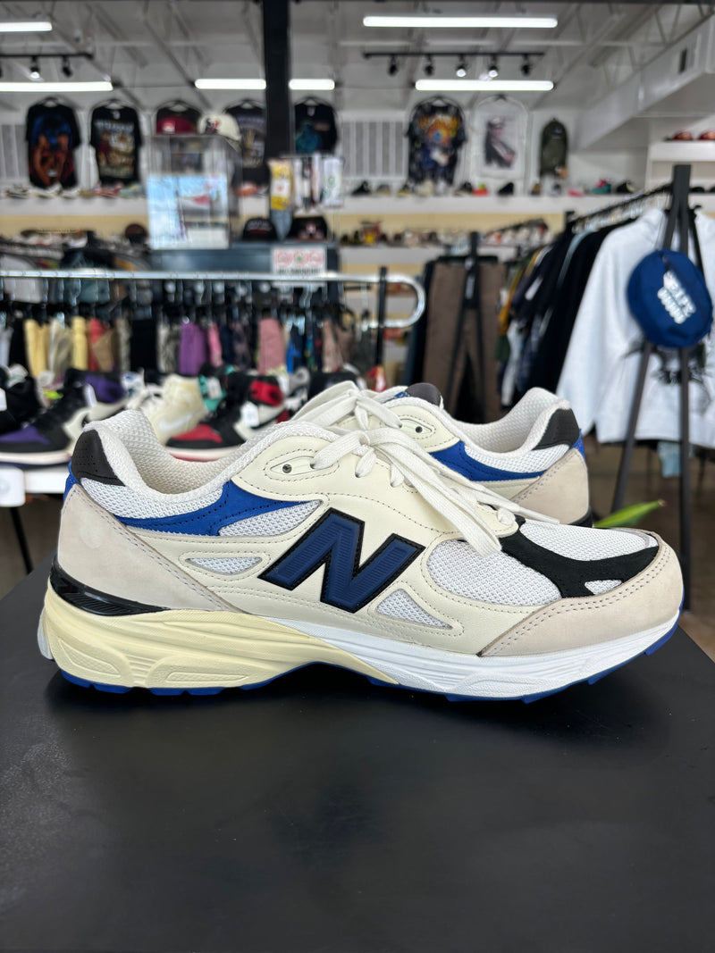 New Balance 990v3 MiUSA White Blue Sz. 11.5 (2022)