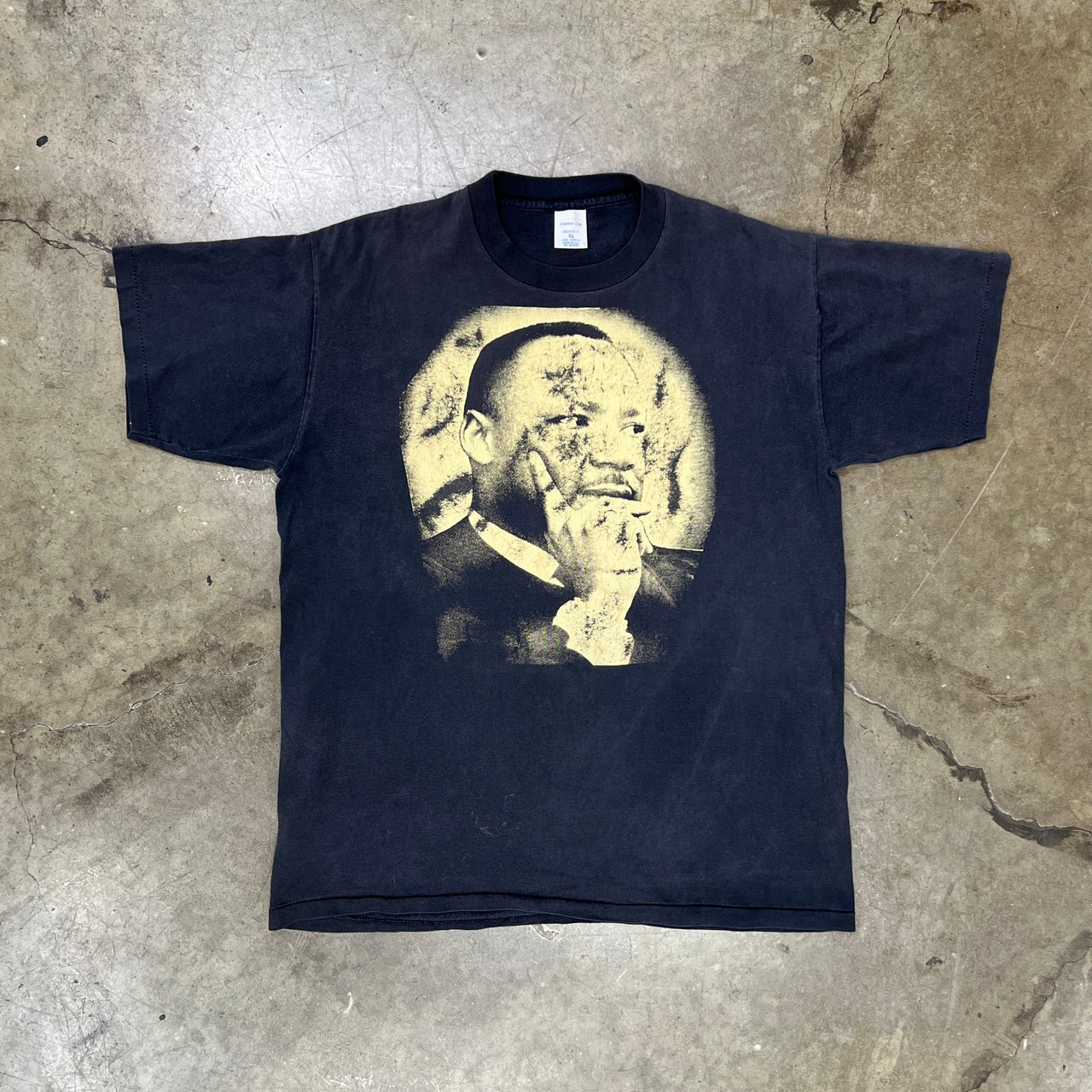 Martin Luther King MLK Injustice Anywhere is a Threat to Justice Social Single Stitch Tee
