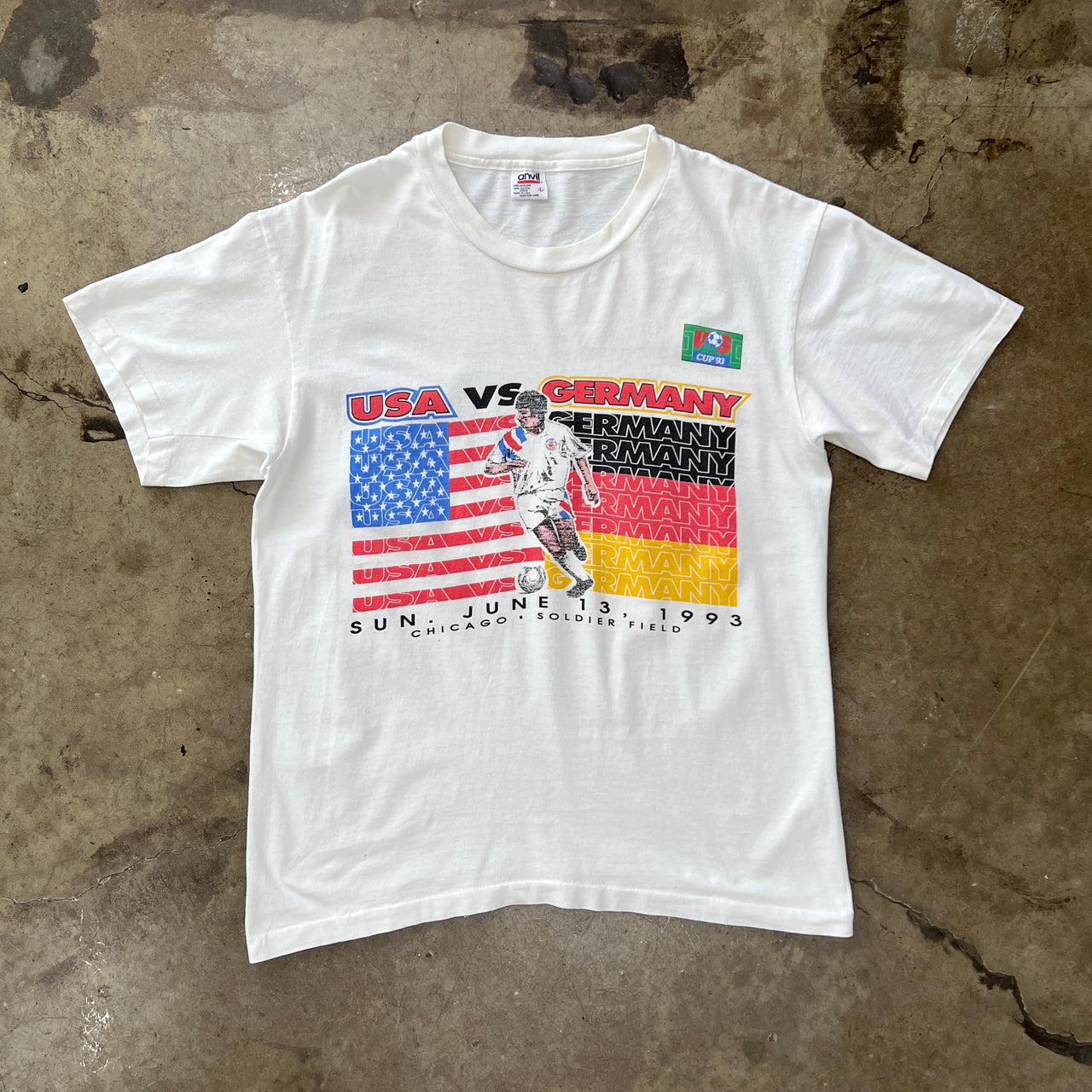 1993 World Cup USA Germany Soccer Tee