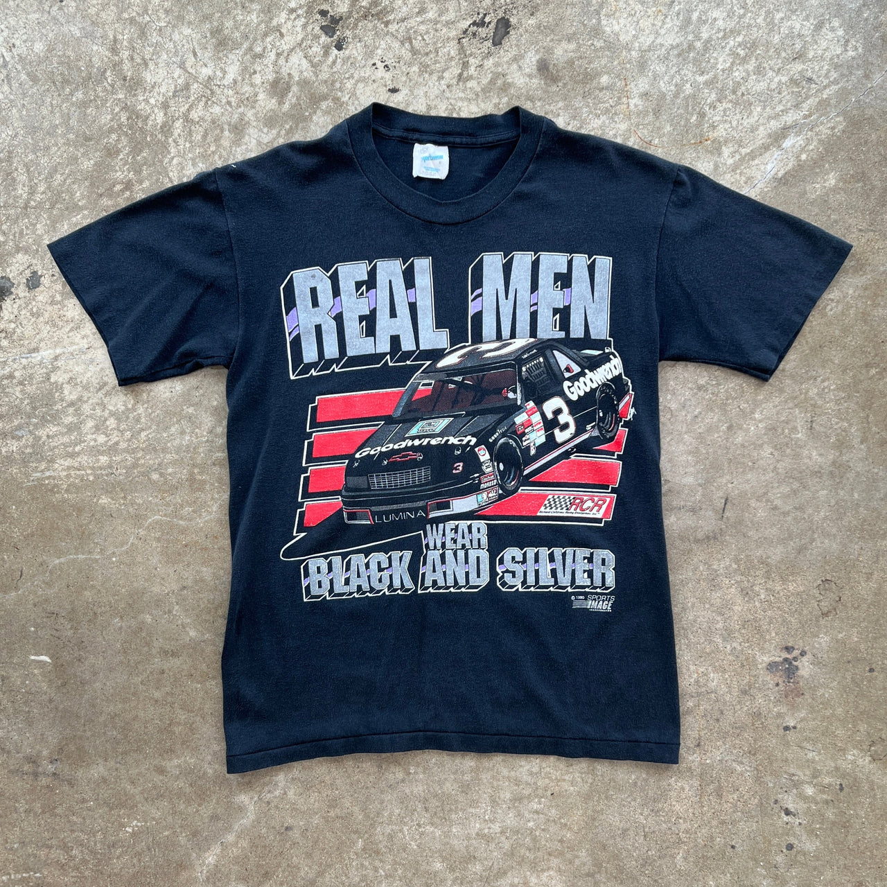 1990 Real Men Goodwrench Racing Tee Single Stitch Tee