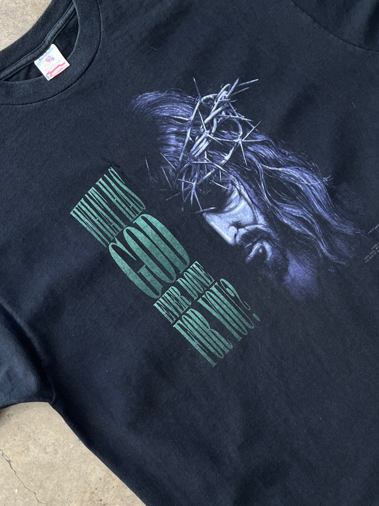 90s 1994 God Done for You Jesus Religious John 3:16 Tee