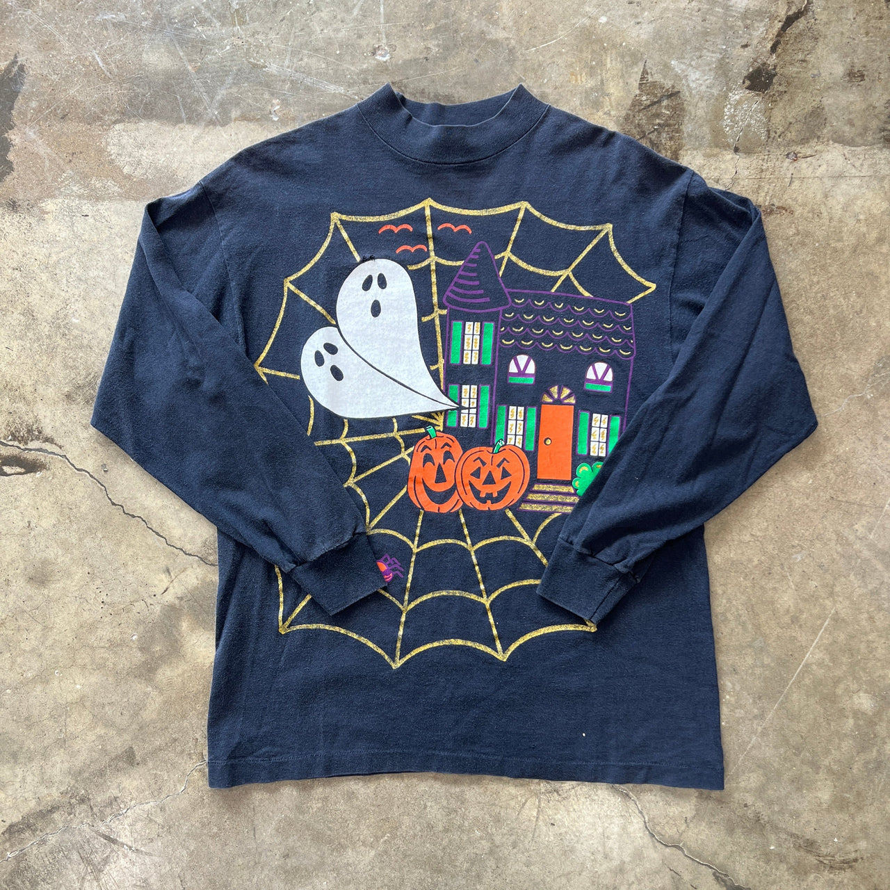 Halloween Ghost Booo LS Tee