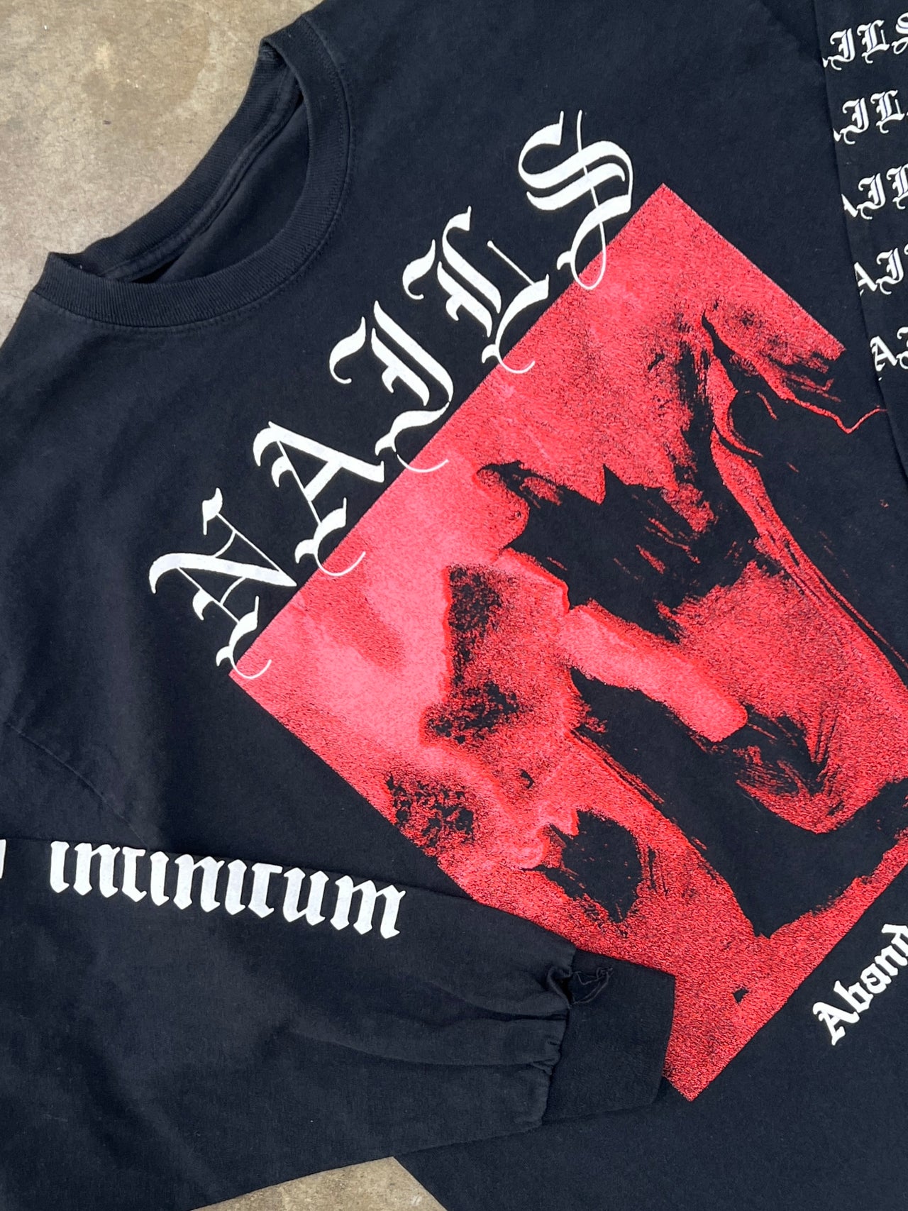 Nails Abandon All Life Hatred Ad Infintum Band Long Sleeve