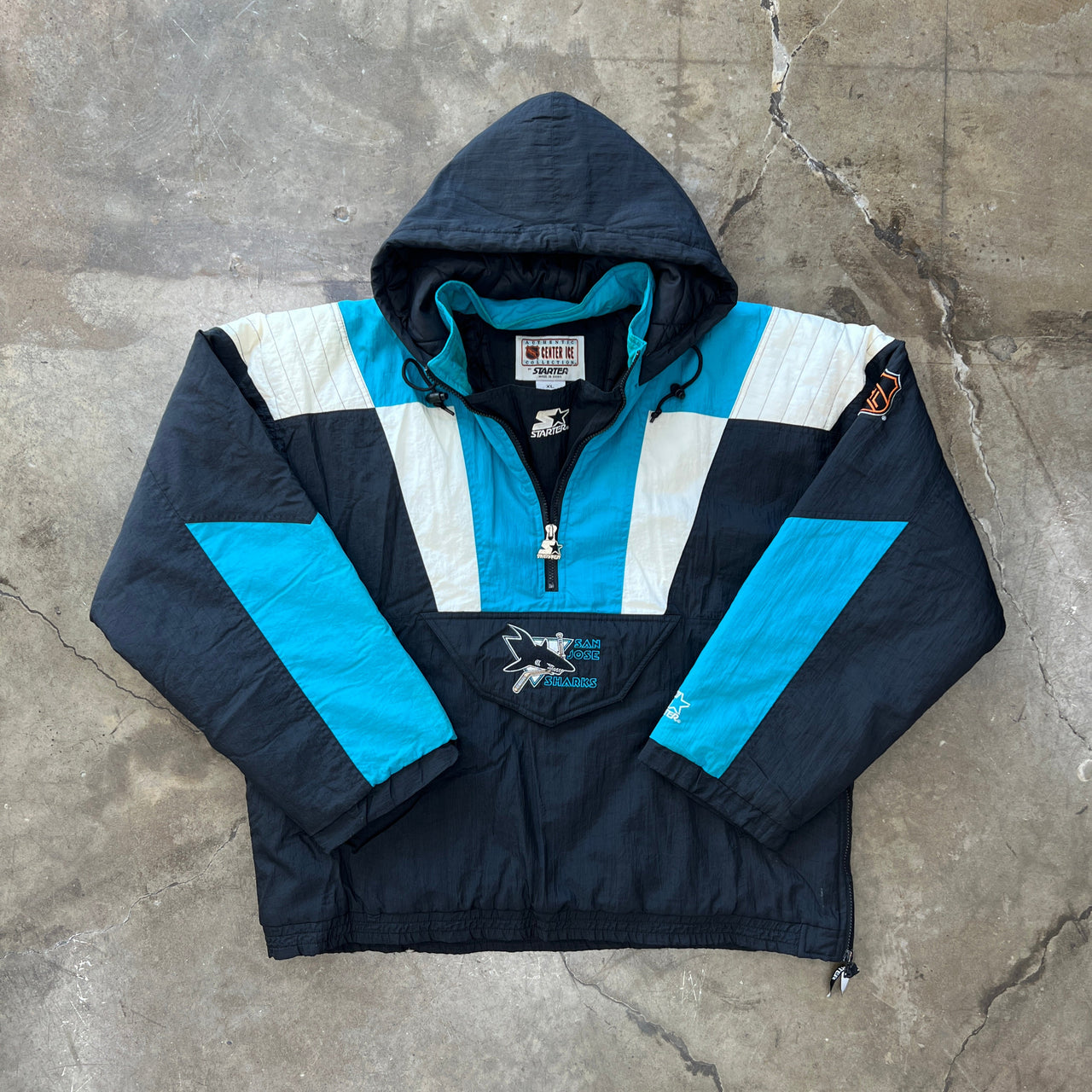 90's San Jose Sharks Starter Hockey Jacket