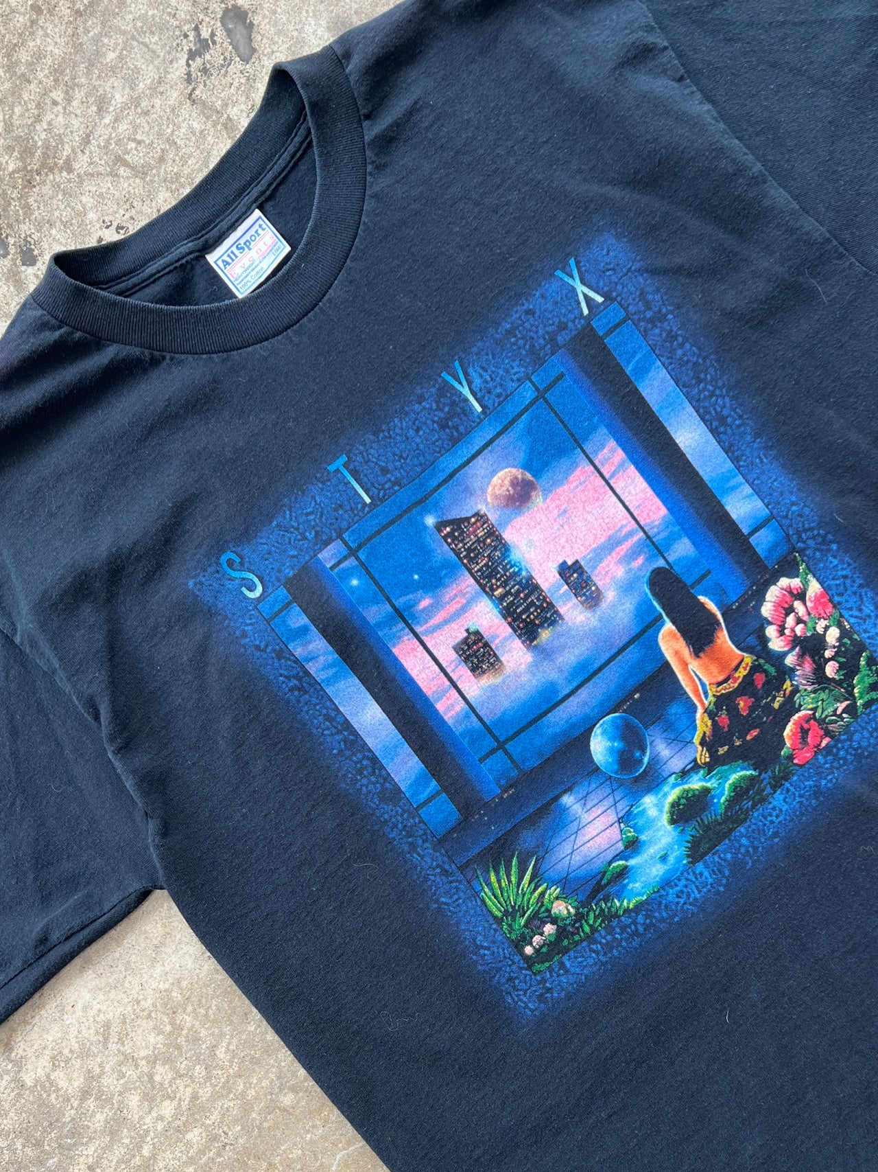 1999 Styx Brave New World Tour Tee