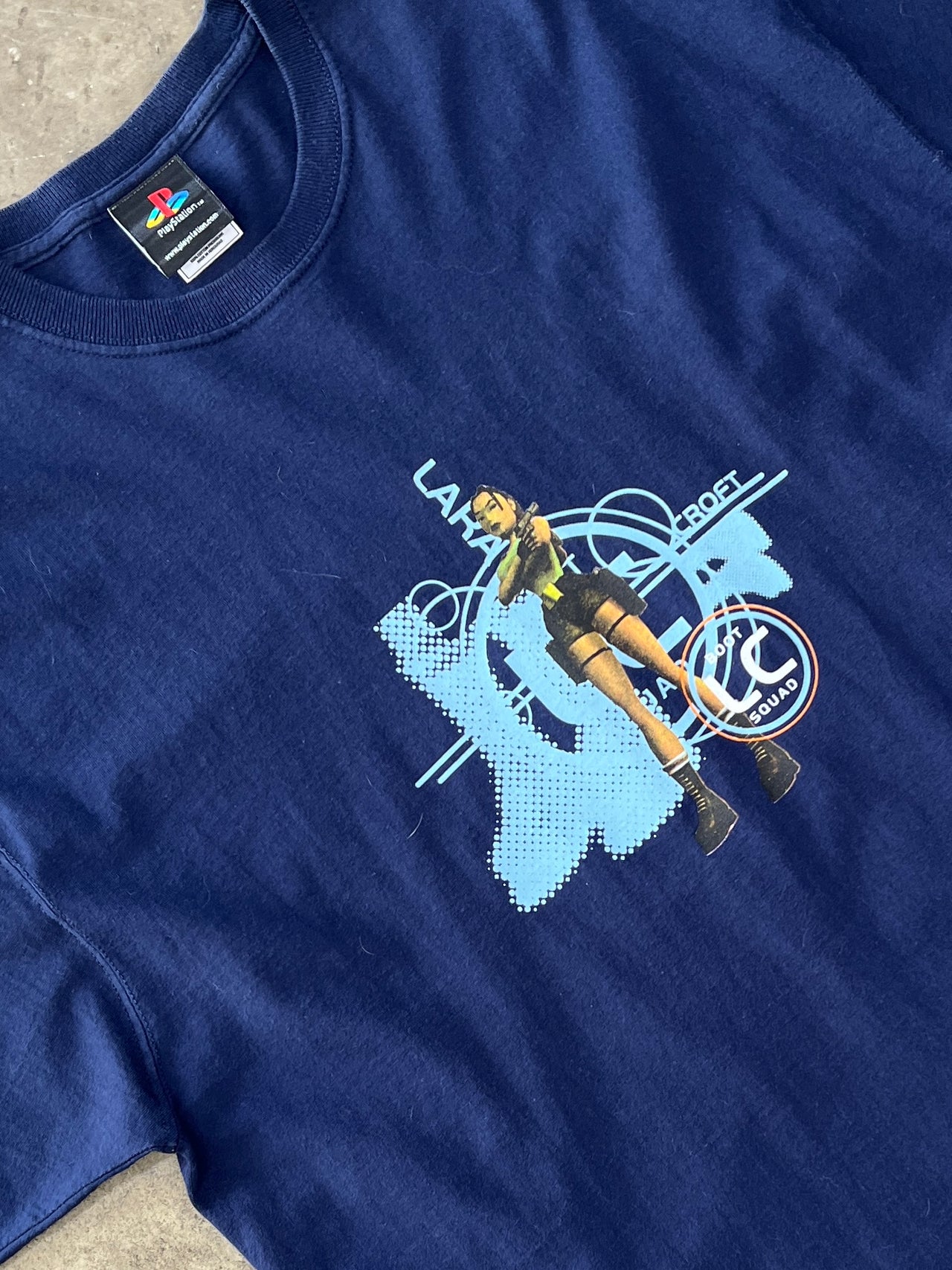 Tomb Raider Lara Croft Boot Squad Animated Playstation Tee