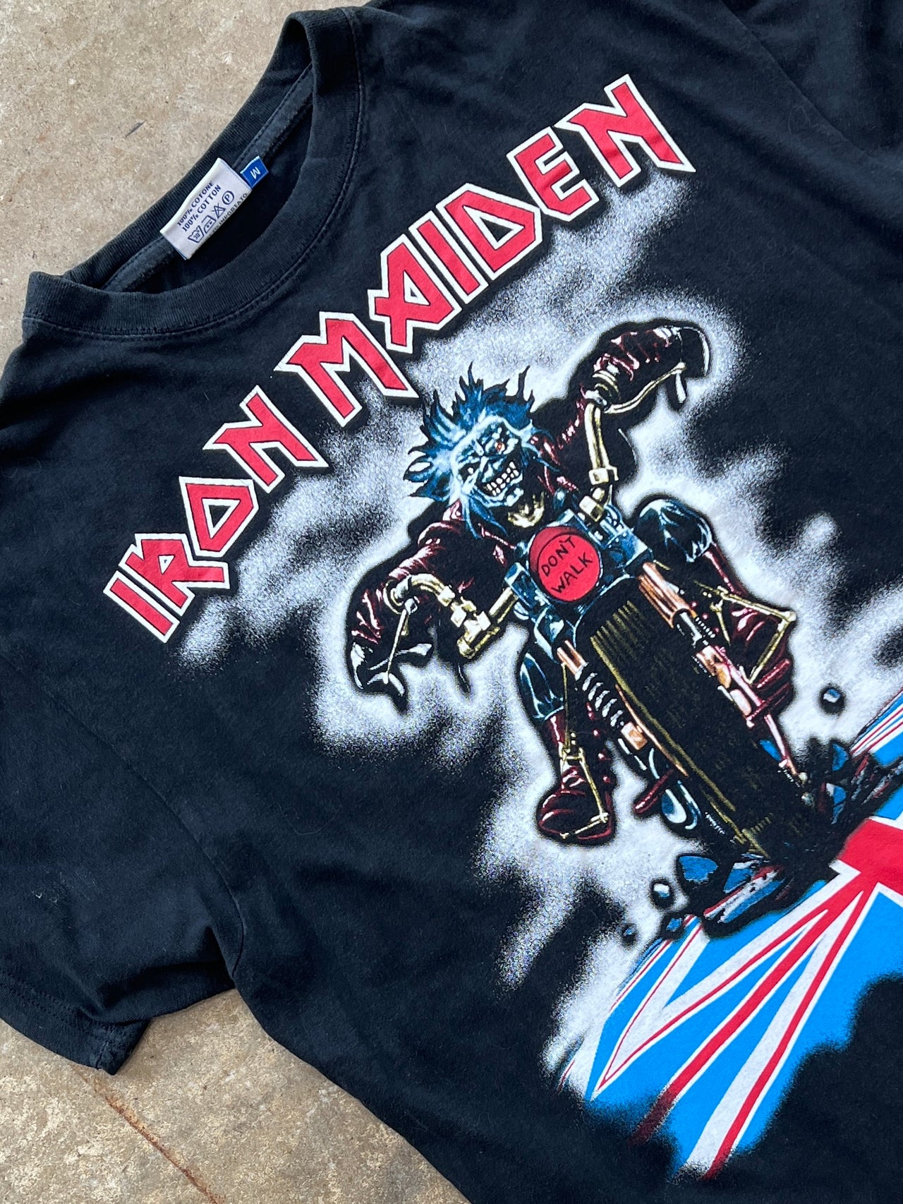 90s Iron Maiden Motorcycle Don't Walk Tee