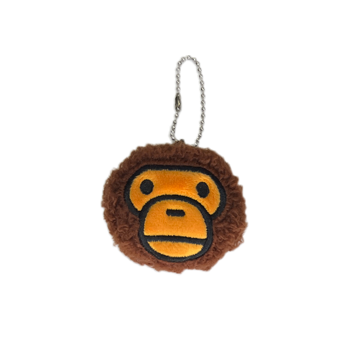 Ape Head Baby Milo Keychain - Brown