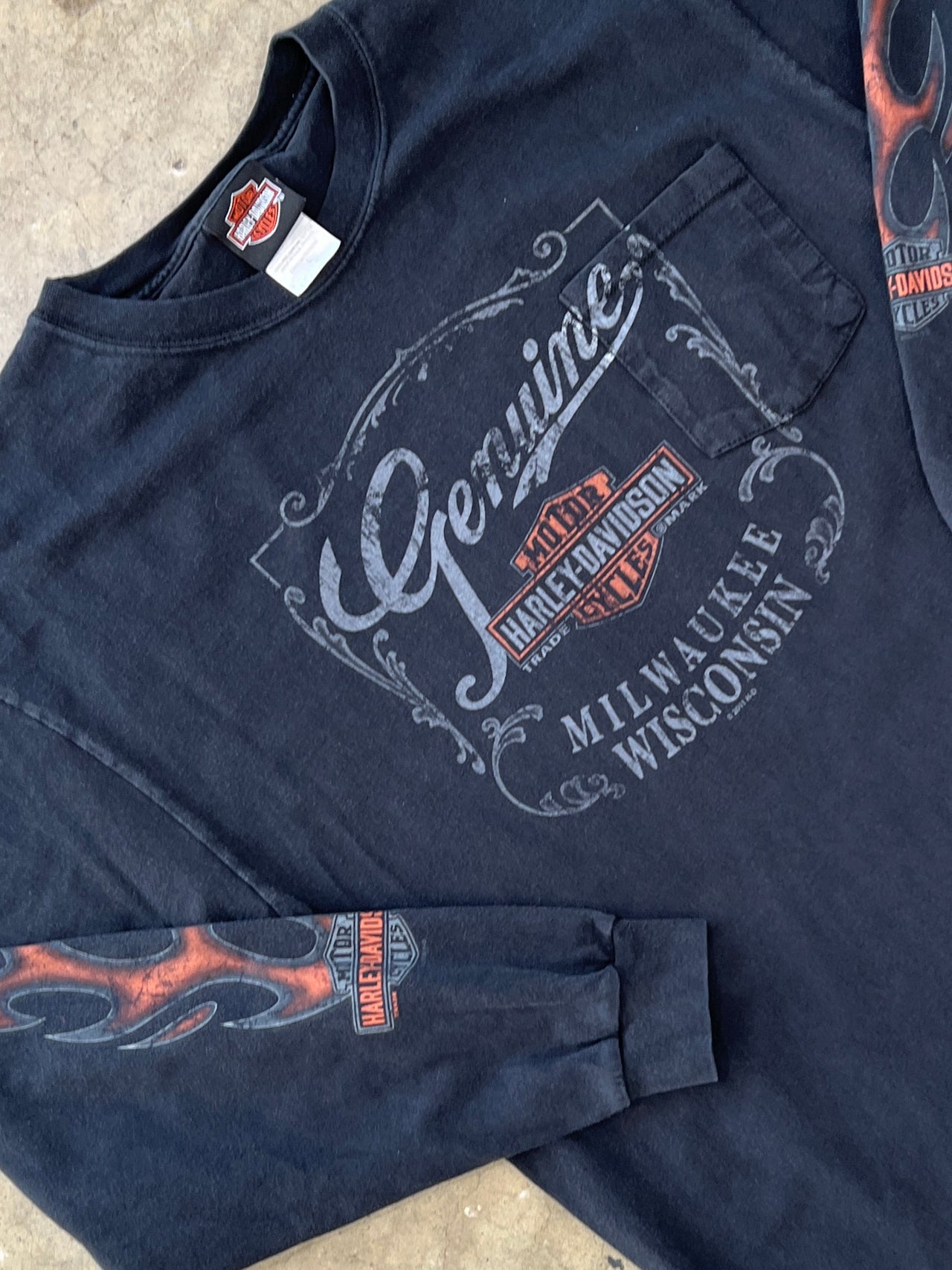 2011 Harley Davidson Sport Center Motorcycle Long Sleeve