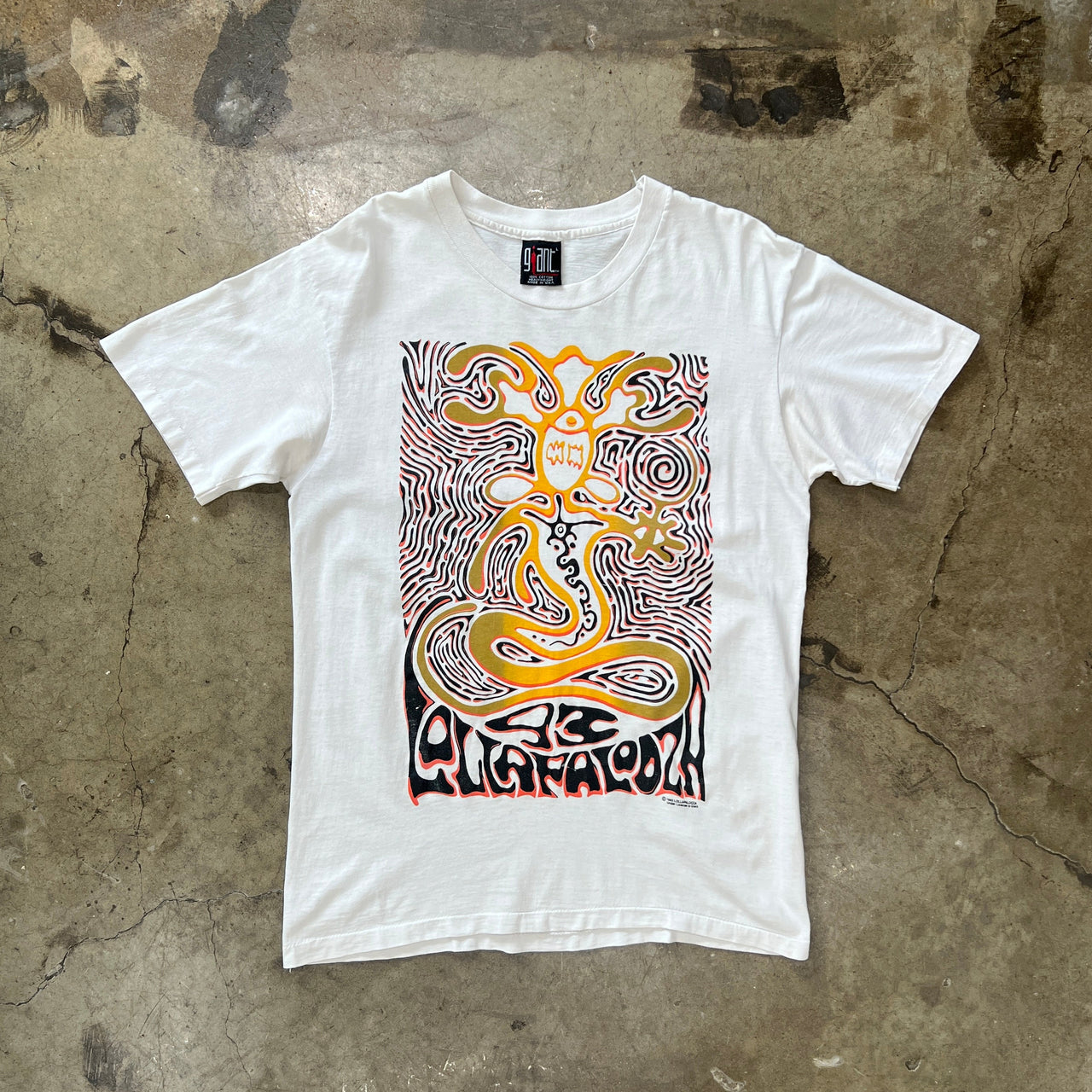 1993 Lollapalooza Music Festival Psychedelic Single Stitch Tee