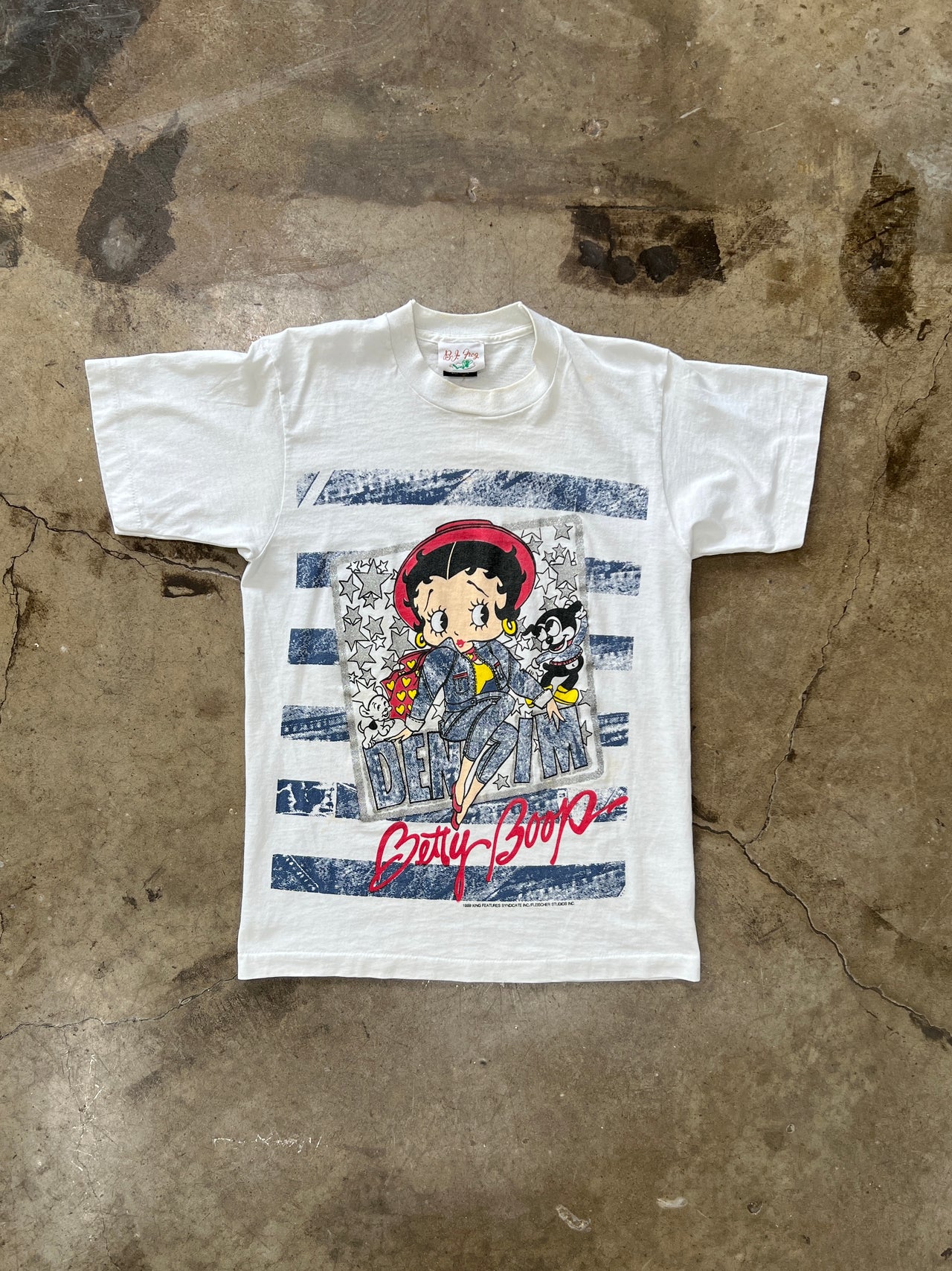 1989 Betty Boop Denim Single Stitch Tee