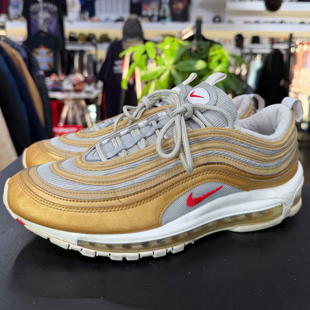 Nike Air Max 97 Metallic Gold University Red (2018)