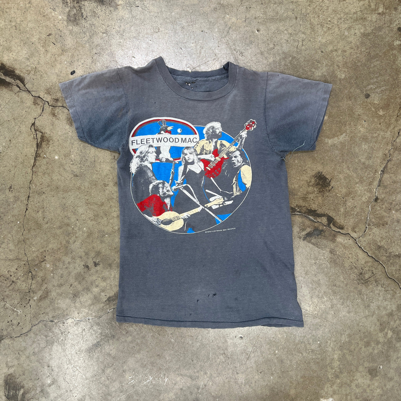 True Vintage 1979 70s Fleetwood Mac Tusk Tour Tee Single Stitch
