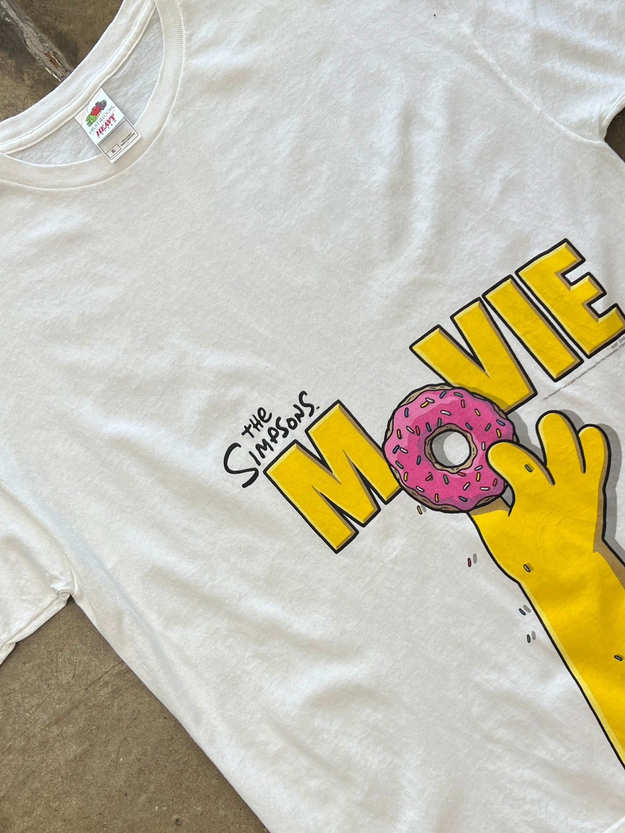 2000 The Simpsons Movie Fox Promo Tee