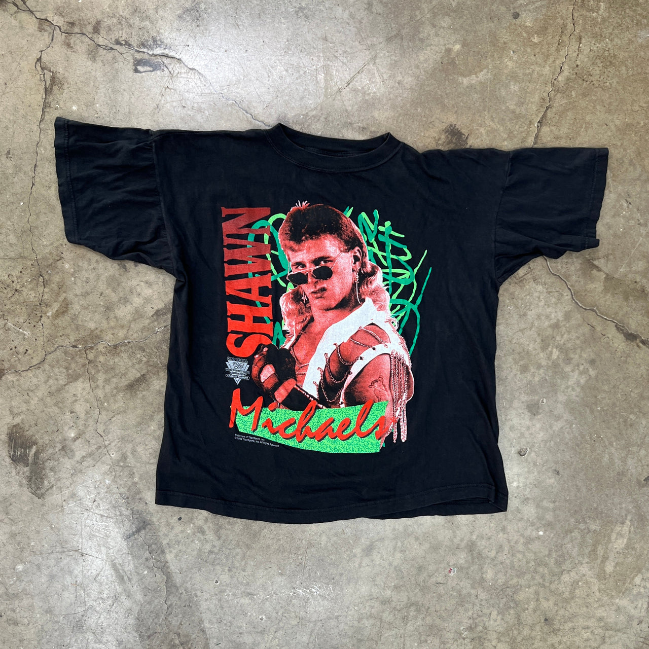 1992 WWF Shawn Michaels Wrestling Tee