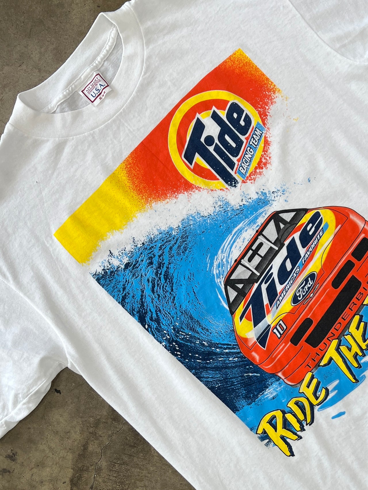 Tide Ford Racing Team Ride the Tide Single Stitch Racing Tee