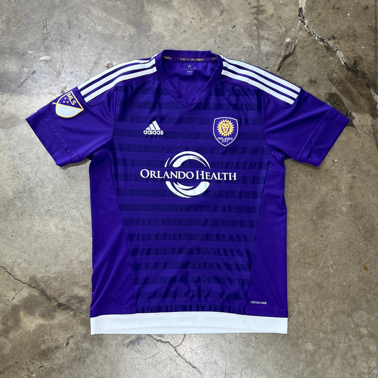 Adidas Orlando City MLS Soccer Jersey