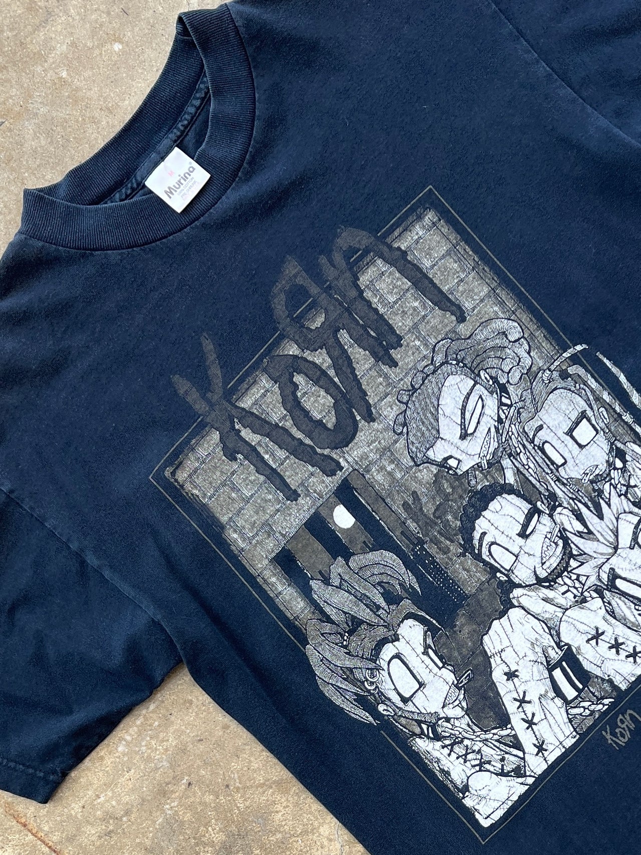2000s Korn Sick and Twisted Tour Issues Band Tee