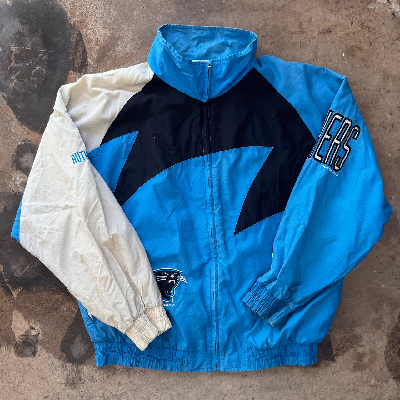 NFL Carolina Panthers Pro Logo Athletic Jacket