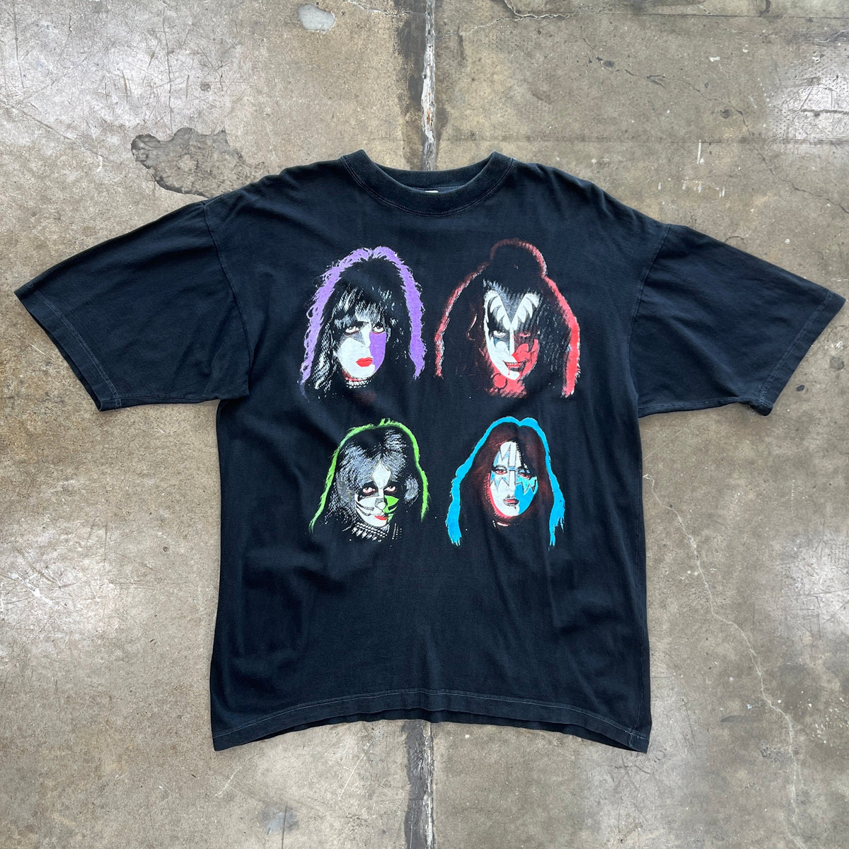 90s Kiss Solo Faces Euro Band Tee