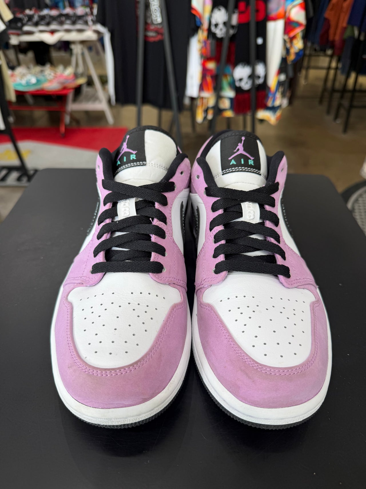 Jordan 1 Low Violet Shock White Black (2021)