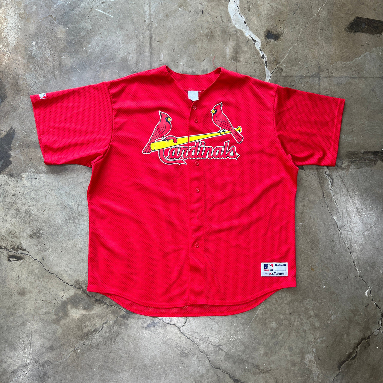 MLB Majestic Jon Jay St. Loius Cardinals Mesh Baseball Jersey