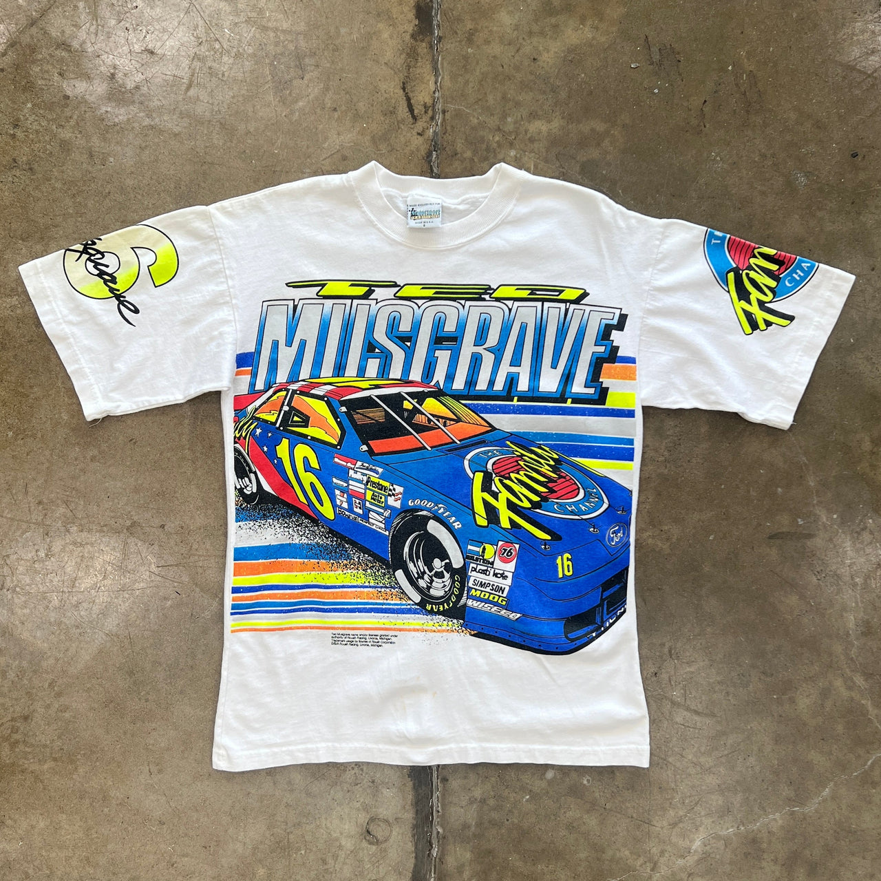 AOP Ted Mustgrave Goodyear Racing Tee