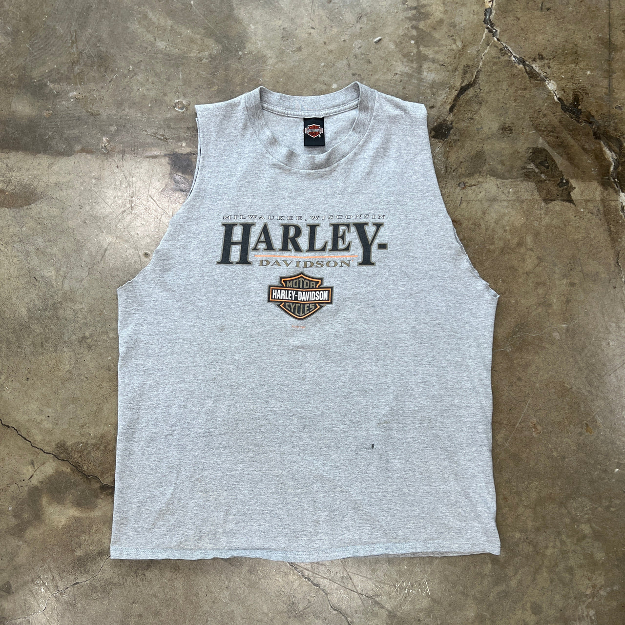 Harley Davidson Milwaukee Cut Sleeve Tee