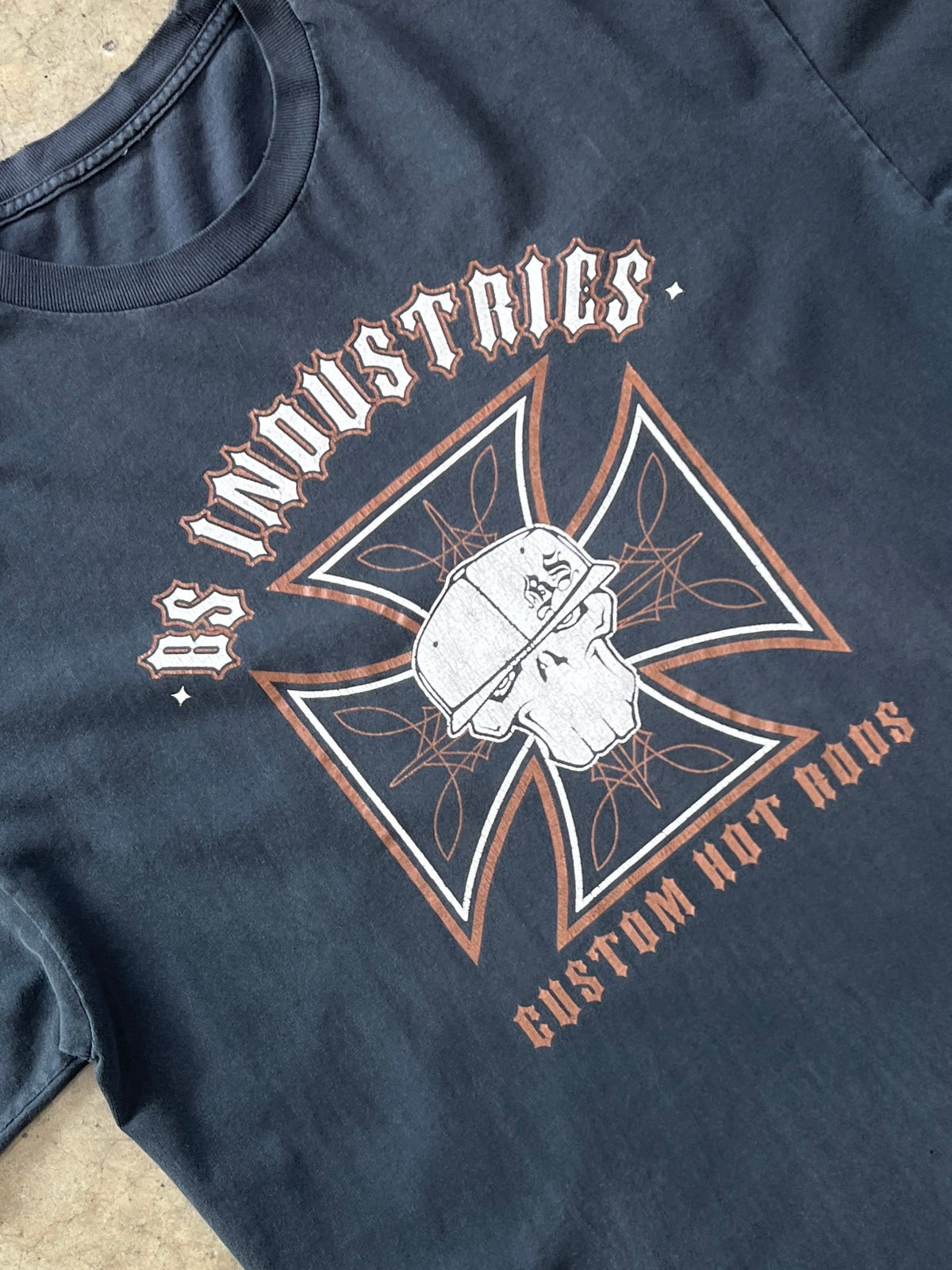 Choppers BS Industries Motorcycle Skull Tee