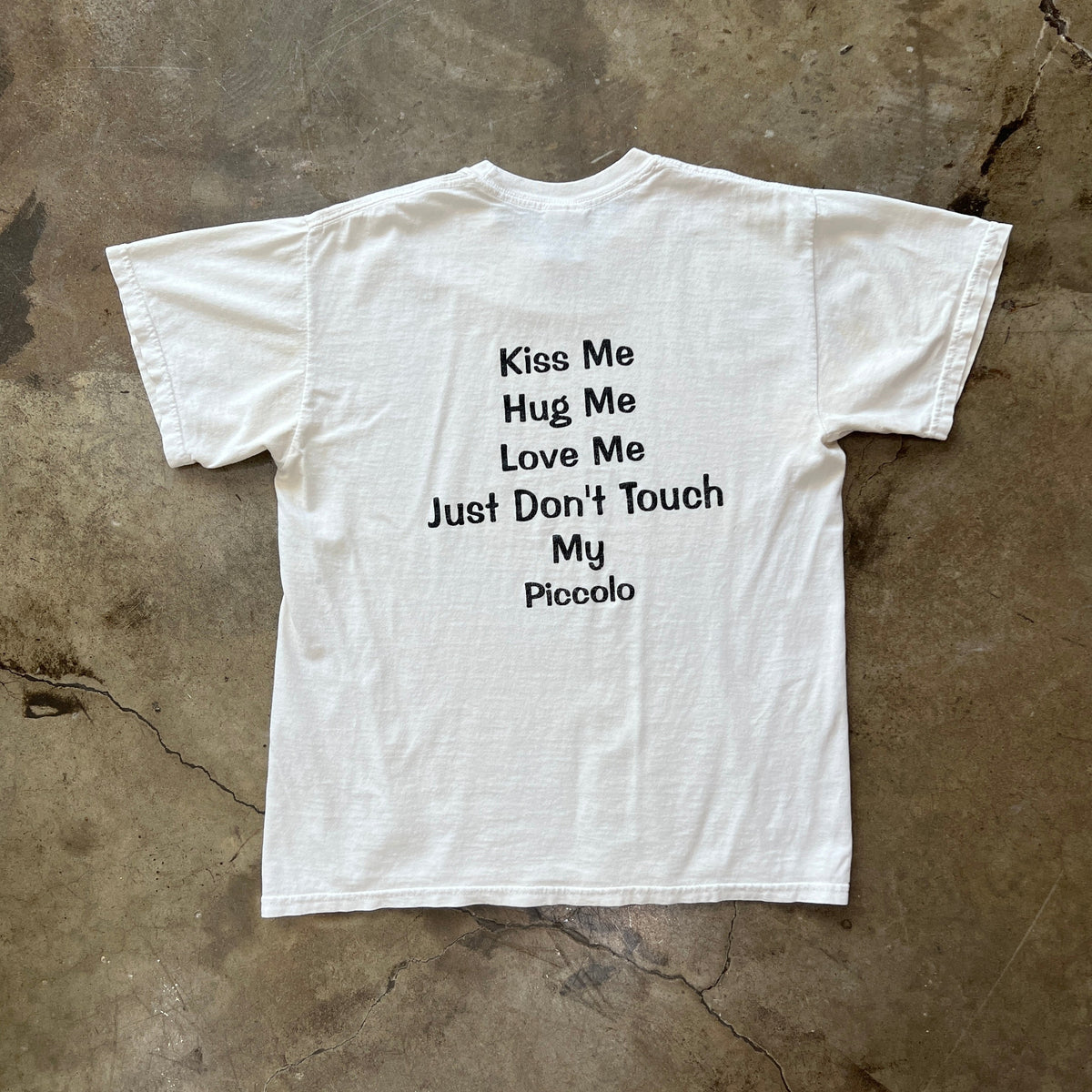 Piccolo Kiss Me Don't Touch My Piccolo Music Tee