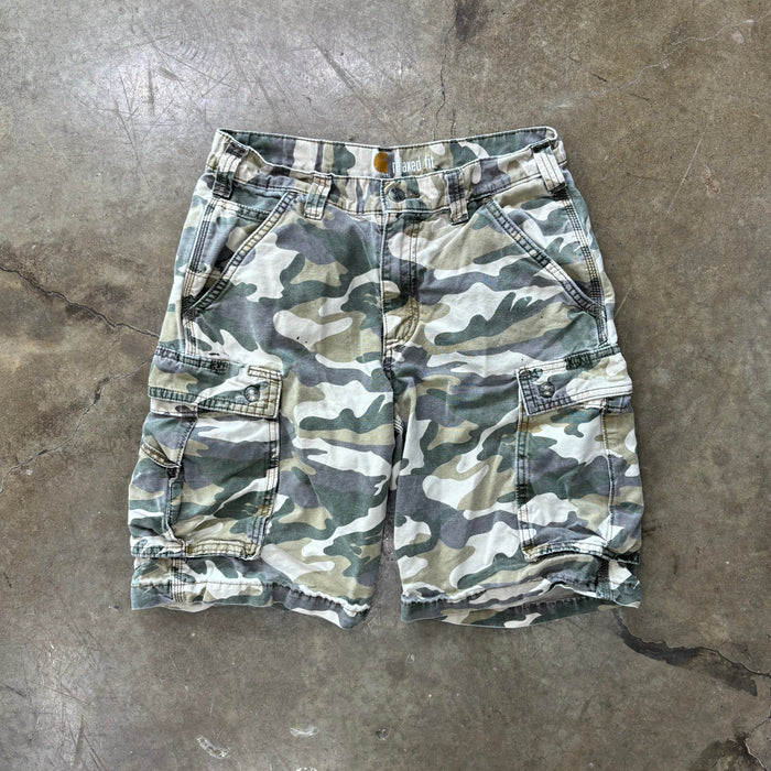 Carhartt Relaxed Fit Camo Cargo Shorts 30