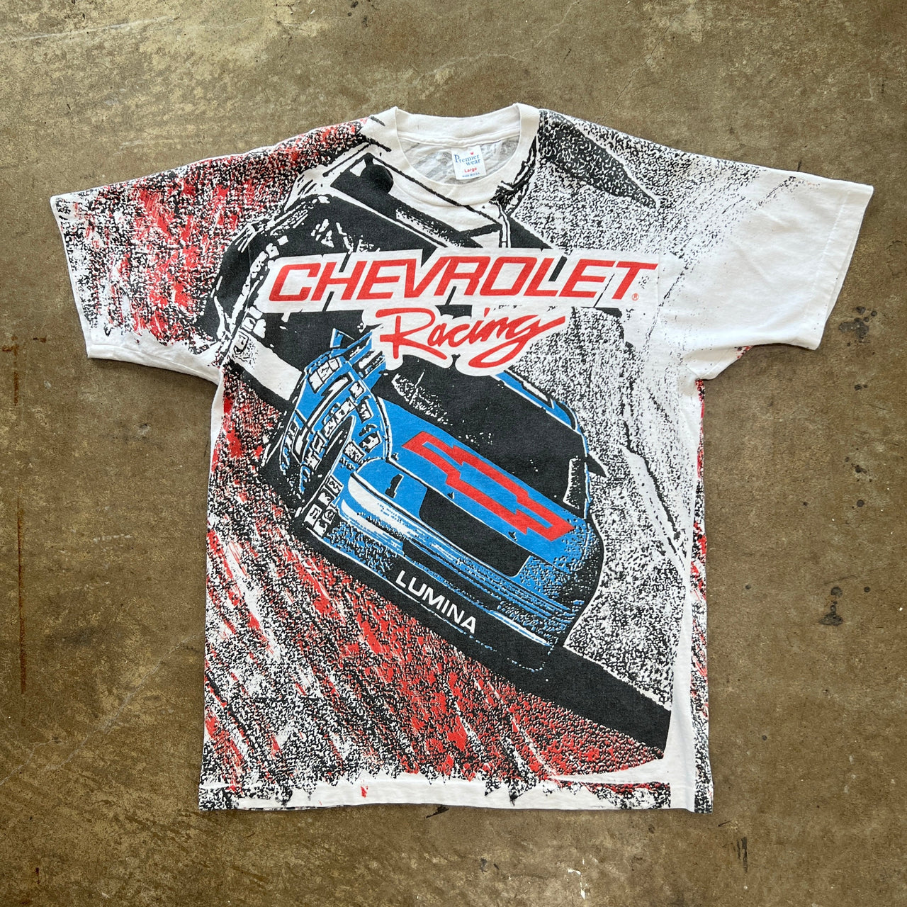 90s Chevrolet Chevy Racing AOP Single Stitch