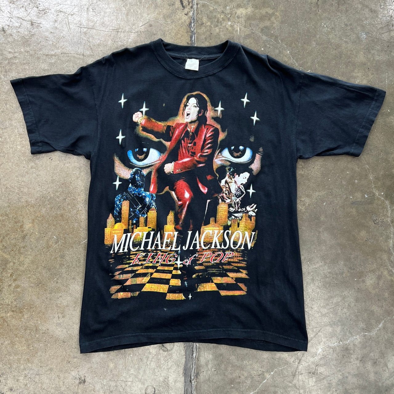 90s Michael Jackson History World Tour King of Pop Music Tee
